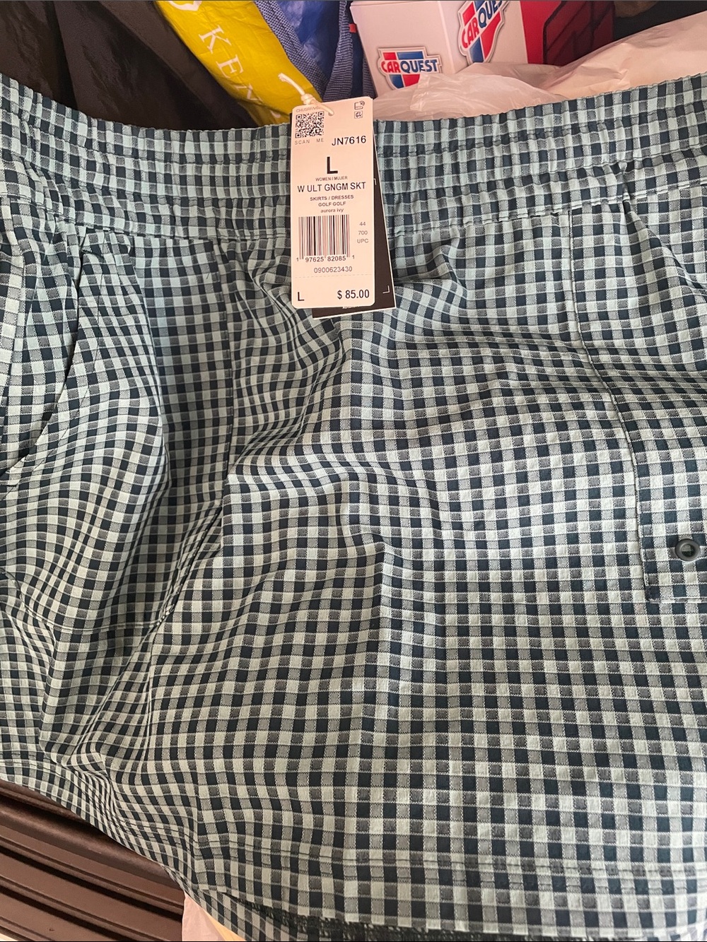 Adidas Gingham skirt - Picture 3 of 5